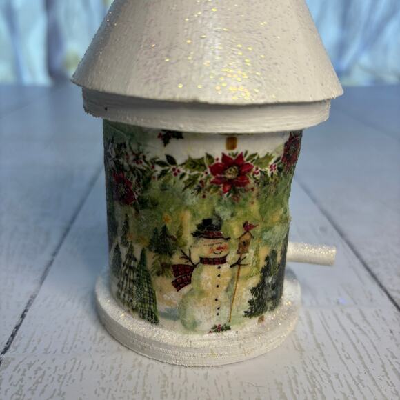 Handmade Birdhouse Christmas Ornament - Picture 6 of 12